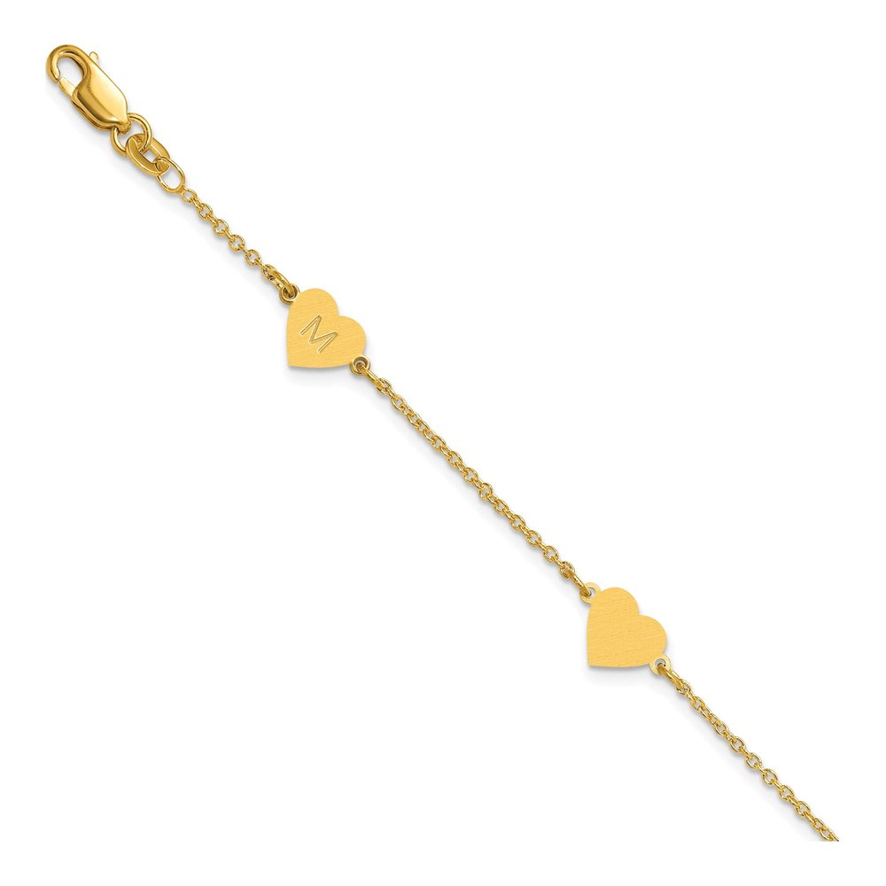 14K Yellow Gold 4-Station Bracelet