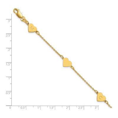 Gold-Plated Sterling Silver Personalized 5-Station Bracelet – view 4