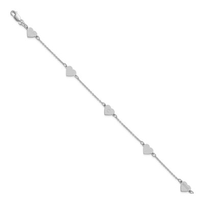 Sterling Silver Personalized 5-Station Bracelet – view 2