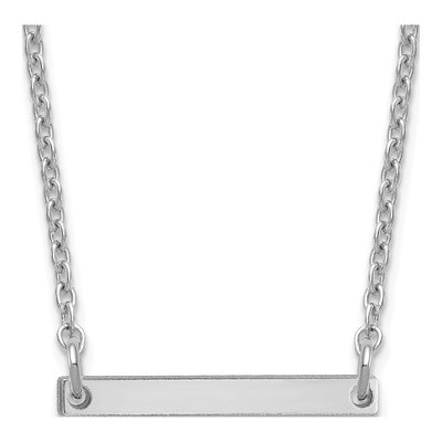 Sterling Silver Small Letter I Necklace