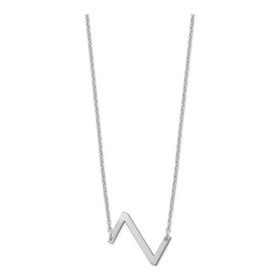 Sterling Silver Letter Z Necklace – view 2