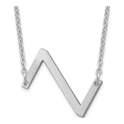 Sterling Silver Letter Z Necklace
