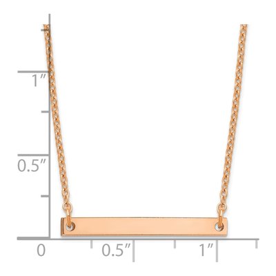 Rose Gold-Plated Sterling Silver Letter I Necklace – view 3