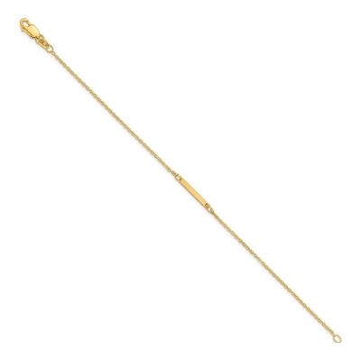 Gold-Plated Sterling Silver Letter I Bracelet – view 2