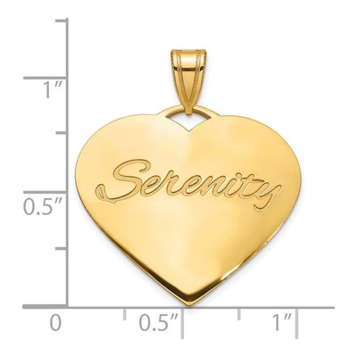 Gold-Plated Sterling Silver Personalized Large Domed Heart Pendant – view 2