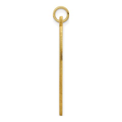 14K Yellow Gold Break-Apart Heart Charm – view 2