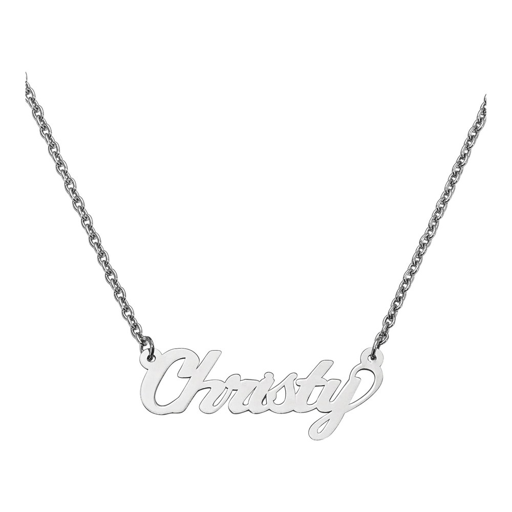 Sterling Silver Personalized Name Necklace