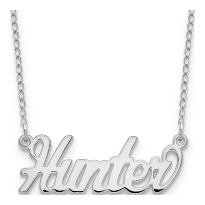 Sterling Silver Personalized Name Necklace