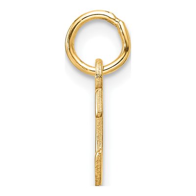 14K Yellow Gold Cutout Letter C Pendant – view 3