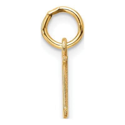 14K Yellow Gold Cutout Letter H Pendant – view 3