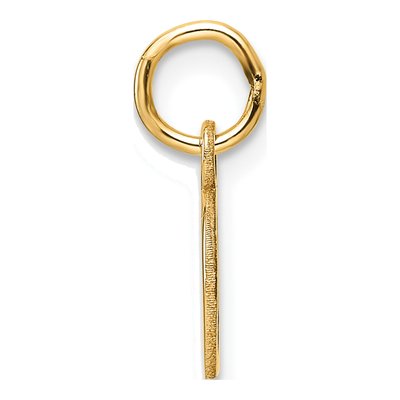14K Yellow Gold Cutout Letter O Pendant – view 3