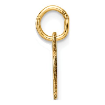 14K Yellow Gold Cutout Letter P Pendant – view 3