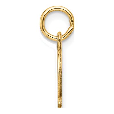 14K Yellow Gold Cutout Letter Q Pendant – view 3