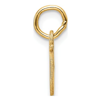 14K Yellow Gold Cutout Letter U Pendant – view 3