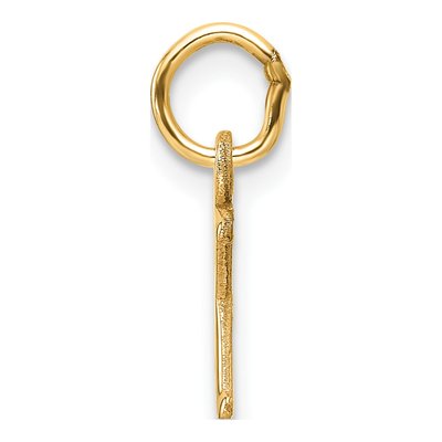 14K Yellow Gold Letter X Pendant – view 3