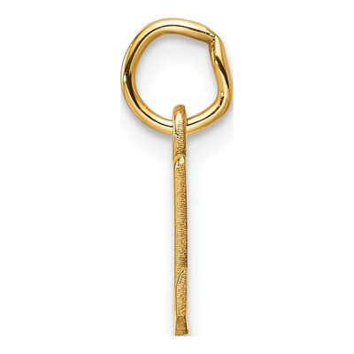14K Yellow Gold Letter Z Pendant – view 3