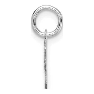 14K White Gold Letter Y Pendant – view 2