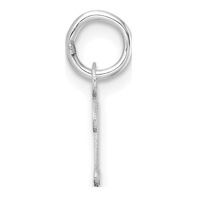 14K White Gold Letter Z Pendant – view 2