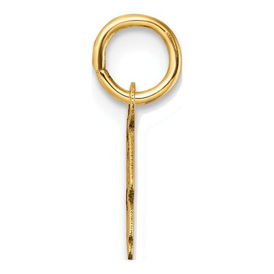 14K Yellow Gold Letter B Pendant – view 3