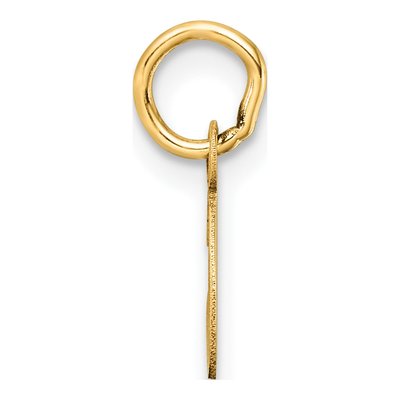 14K Yellow Gold Letter C Initial Charm – view 3