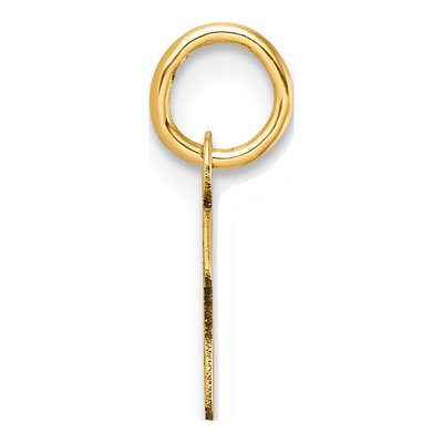 14K Yellow Gold Letter F Pendant – view 3