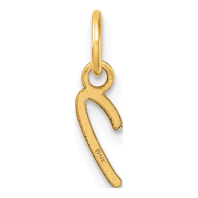 14K Yellow Gold Initial I Pendant – view 4