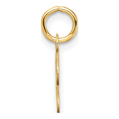 14K Yellow Gold Letter J Pendant – view 3