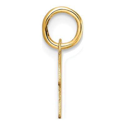 14K Yellow Gold Letter K Pendant – view 3