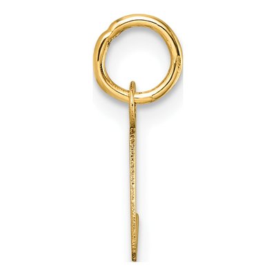 14K Yellow Gold Letter L Pendant – view 3