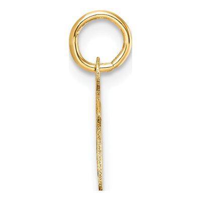 14K Yellow Gold Letter M Pendant – view 3
