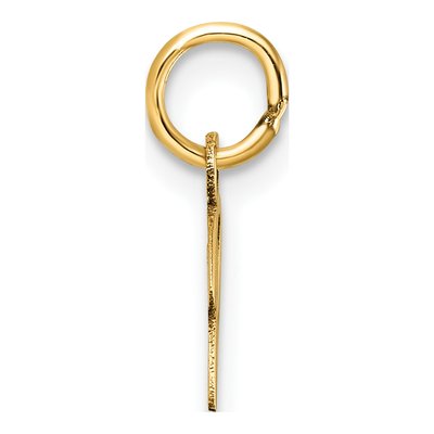 14K Yellow Gold Letter P Pendant – view 3
