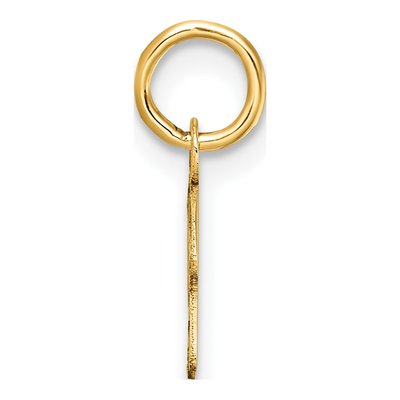 14K Yellow Gold Letter R Pendant – view 3