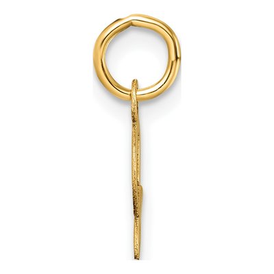 14K Yellow Gold Letter S Pendant – view 3