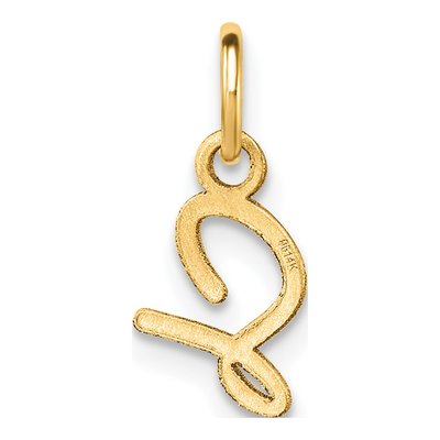 14K Yellow Gold Letter S Pendant – view 4