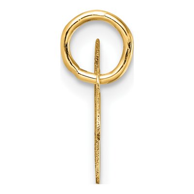 14K Yellow Gold Letter W Pendant – view 3