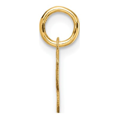 14K Yellow Gold Letter Y Pendant – view 3