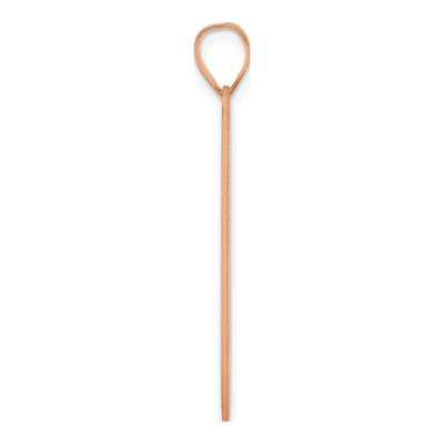 14K Rose Gold Personalized Name Birth Flower Pendant – view 2