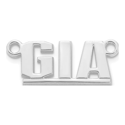 Sterling Silver Personalized Nameplate Pendant – view 2
