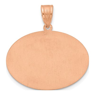 14K Rose Gold Personalized HOME State Pendant – view 3