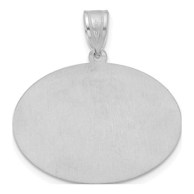 14K White Gold Personalized HOME State Pendant – view 3