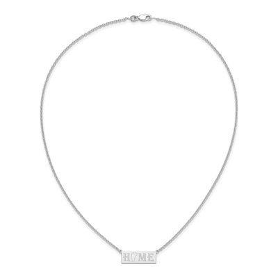 Sterling Silver Personalized State Necklace – view 4