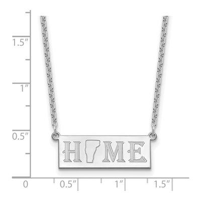 Sterling Silver Personalized State Necklace – view 5