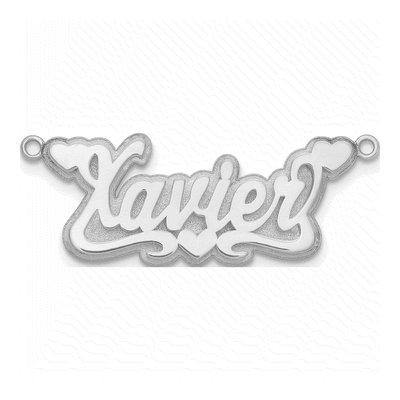 Sterling Silver Personalized Name Plate Pendant