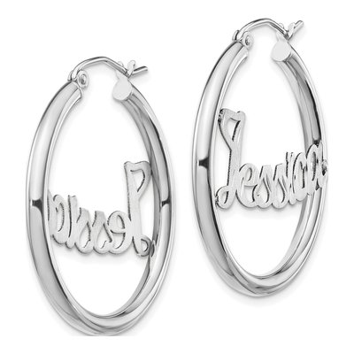 14K Yellow Gold Tube Earrings – view 2