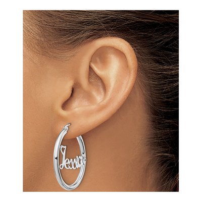14K Yellow Gold Tube Earrings – view 3