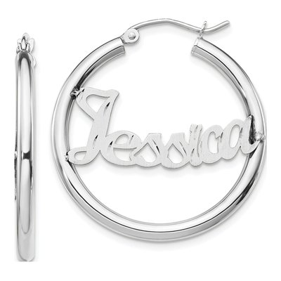 14K Yellow Gold Tube Earrings