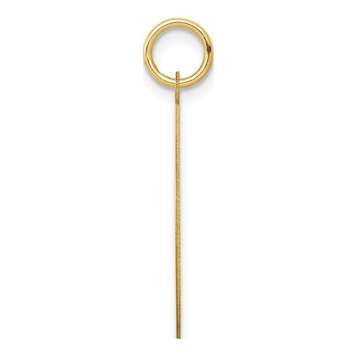 14K Yellow Gold Personalized Graduation Charm – view 2