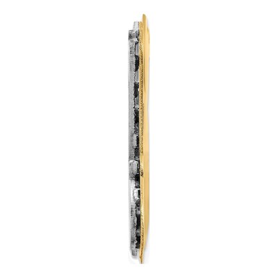 14K Yellow Gold 1/20 ct tw Diamond Personalized Heart Name Plate Pendant – view 2