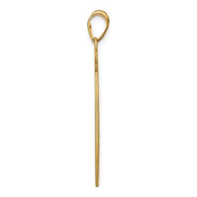 Gold-Plated Sterling Silver Personalized Monogram Pendant – view 2