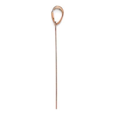 Rose Gold-Plated Sterling Silver Monogram Pendant – view 2
